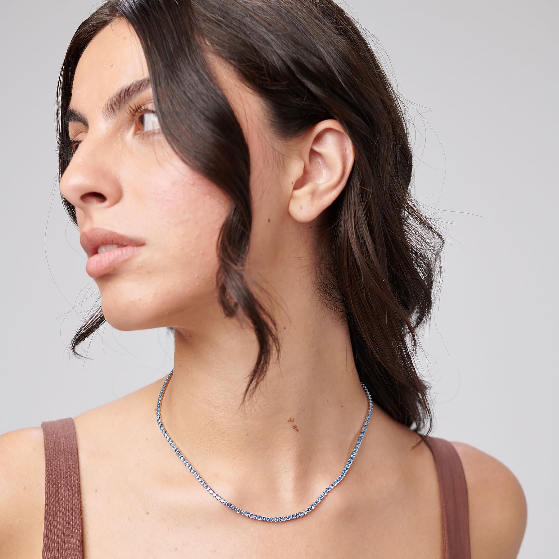 Brosway Collana Donna Girocollo in Acciaio | Collana Girocollo Con Cubic Zirconia | Collezione Desideri - BEIN026