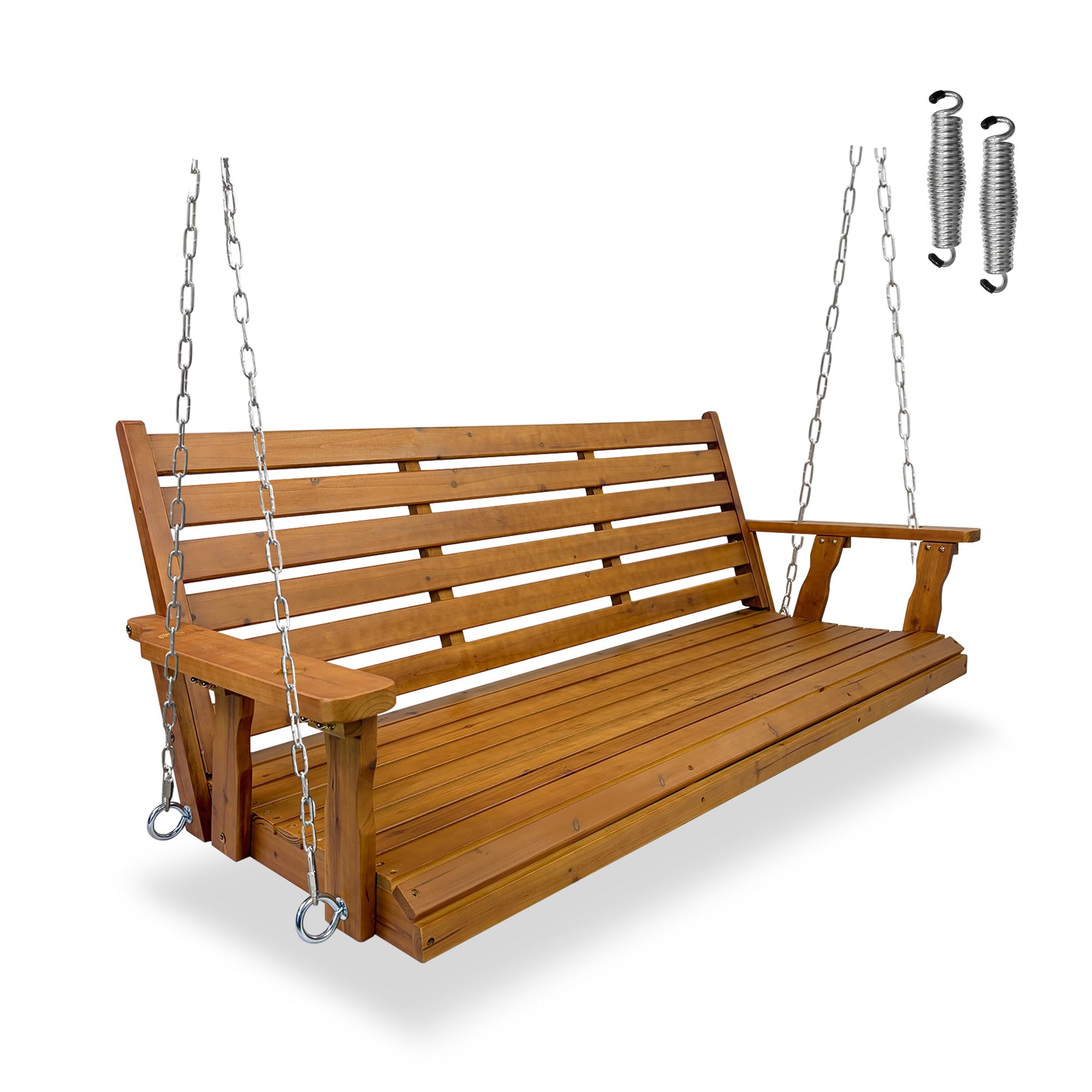 Mega Casa Wooden Porch Swing 3-Seater Extra Large