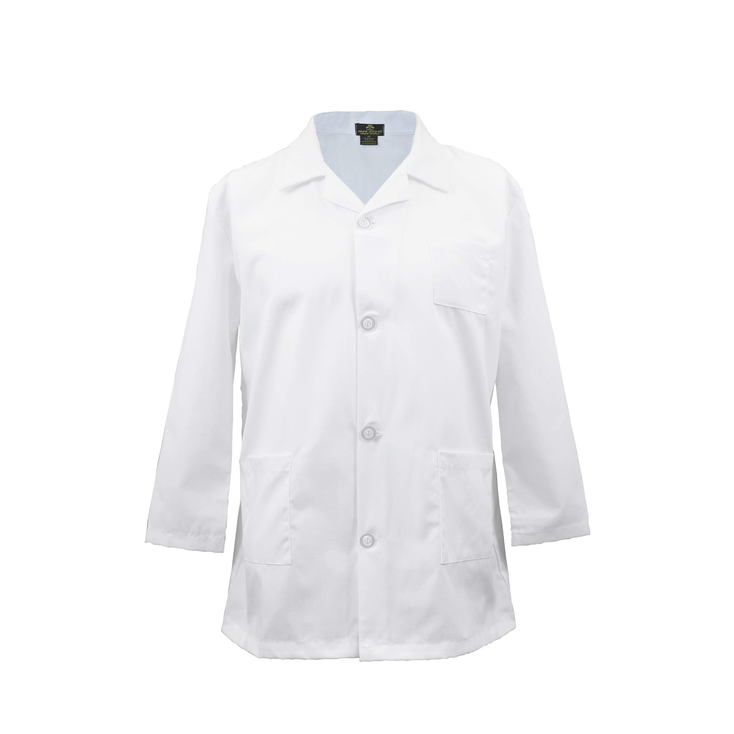 Natural Uniforms niño Bata de laboratorio 43621 12pk blanca