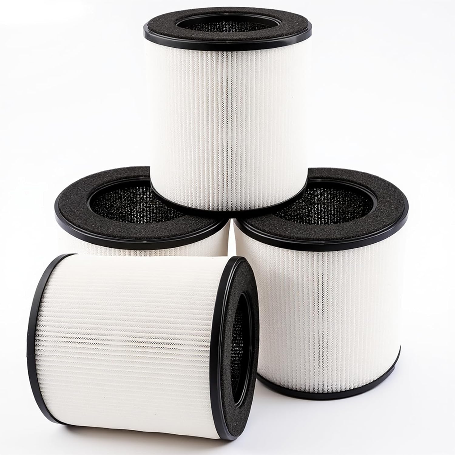 4 Pack B-D02L/M05 Replacement Filter Compatible with MOOKA, for VEWIOR B-D02U, for KOIOS B-D02L, for Tailulu D10 Air Purifi-er, H13 True HEPA Filters