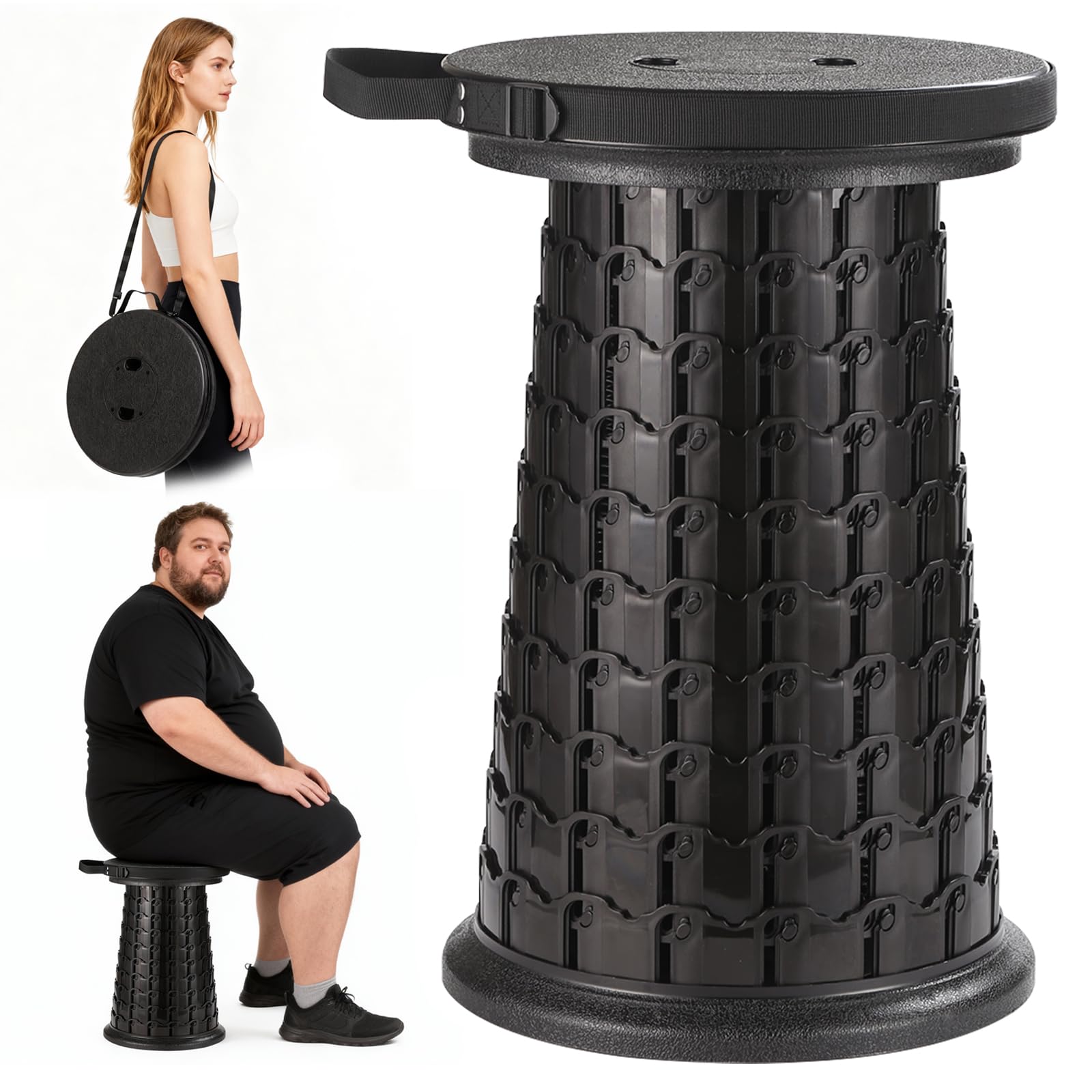 Spisces XXL collapsible stool