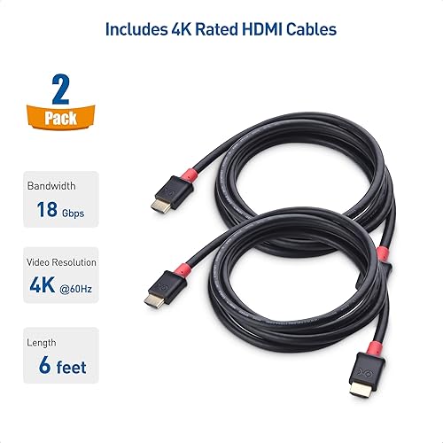 Miniatura 6 de Cable Matters Extensor HDMI de montaje en pared con soporte TCPIP para una configuración de 1 a muchos, hasta 300 pies y caja receptora para