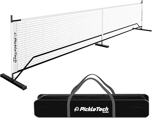 Miniatura 9 de Redes portátiles de pickleball 4.0 versión delgada, juego para exteriores, red de pickleball de 22 pies, tamaño regulador USAPA, sistema de red de