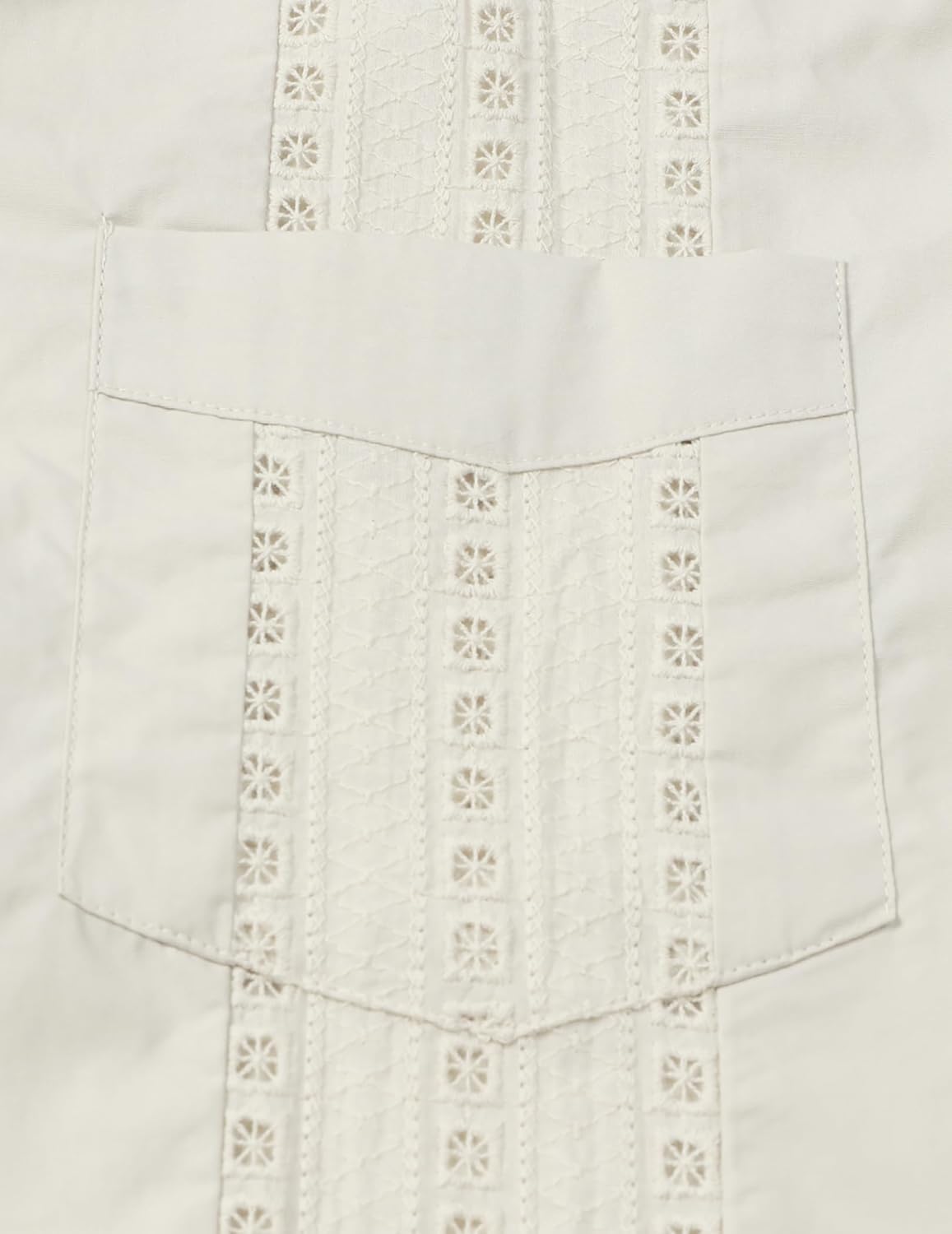 JOGAL Mens Guayabera Shirts Cuban Short Sleeve Casual Button Down Beach Shirt - Image 5