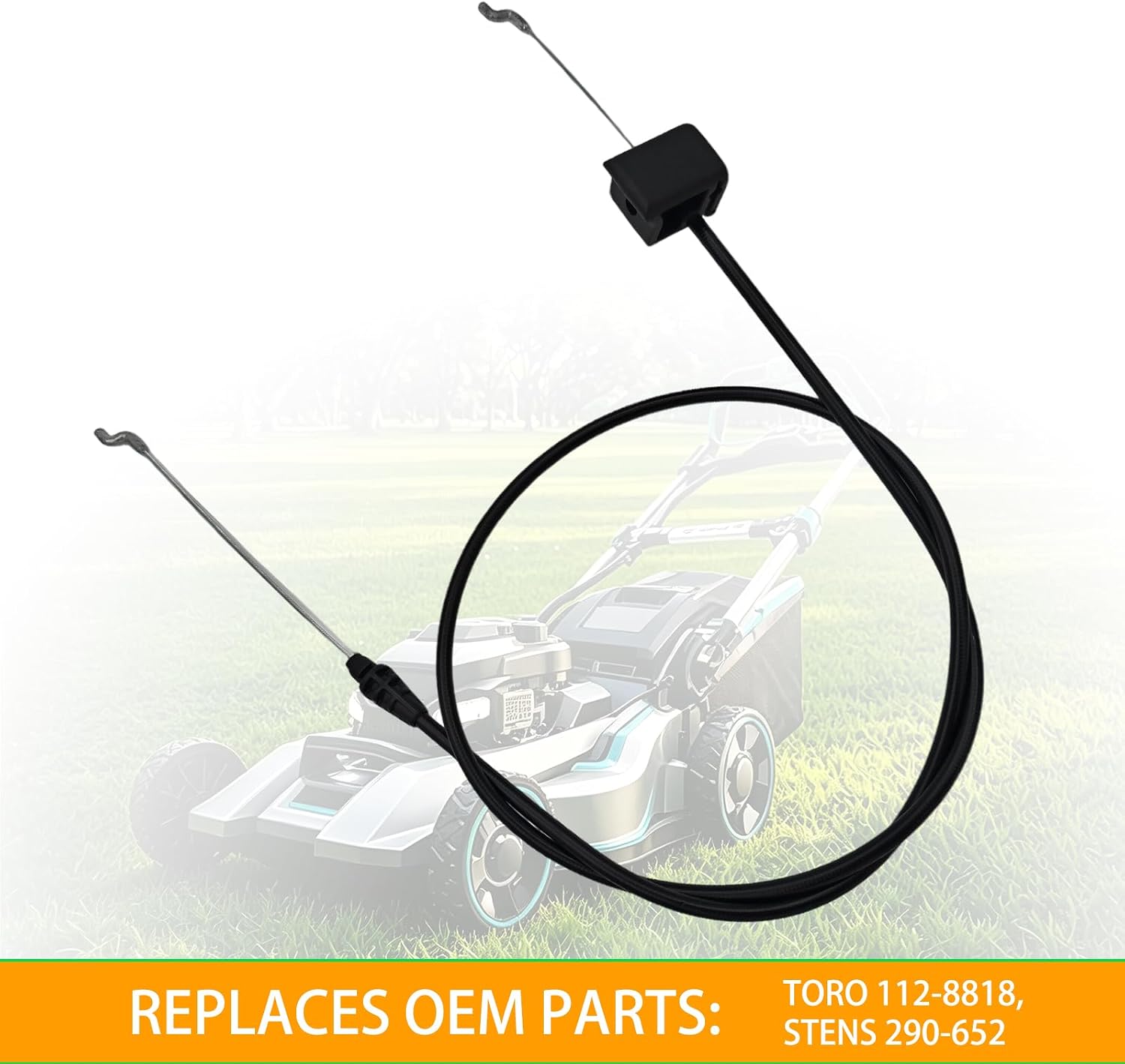 Brake Cable 112-8818 for Toro Lawn-Boy 20in 22in Mulching/Rear Lawn Mower fit 10603 10604 10642 10646 20314 20316 20323 20330 20331 20338 20339 20371
