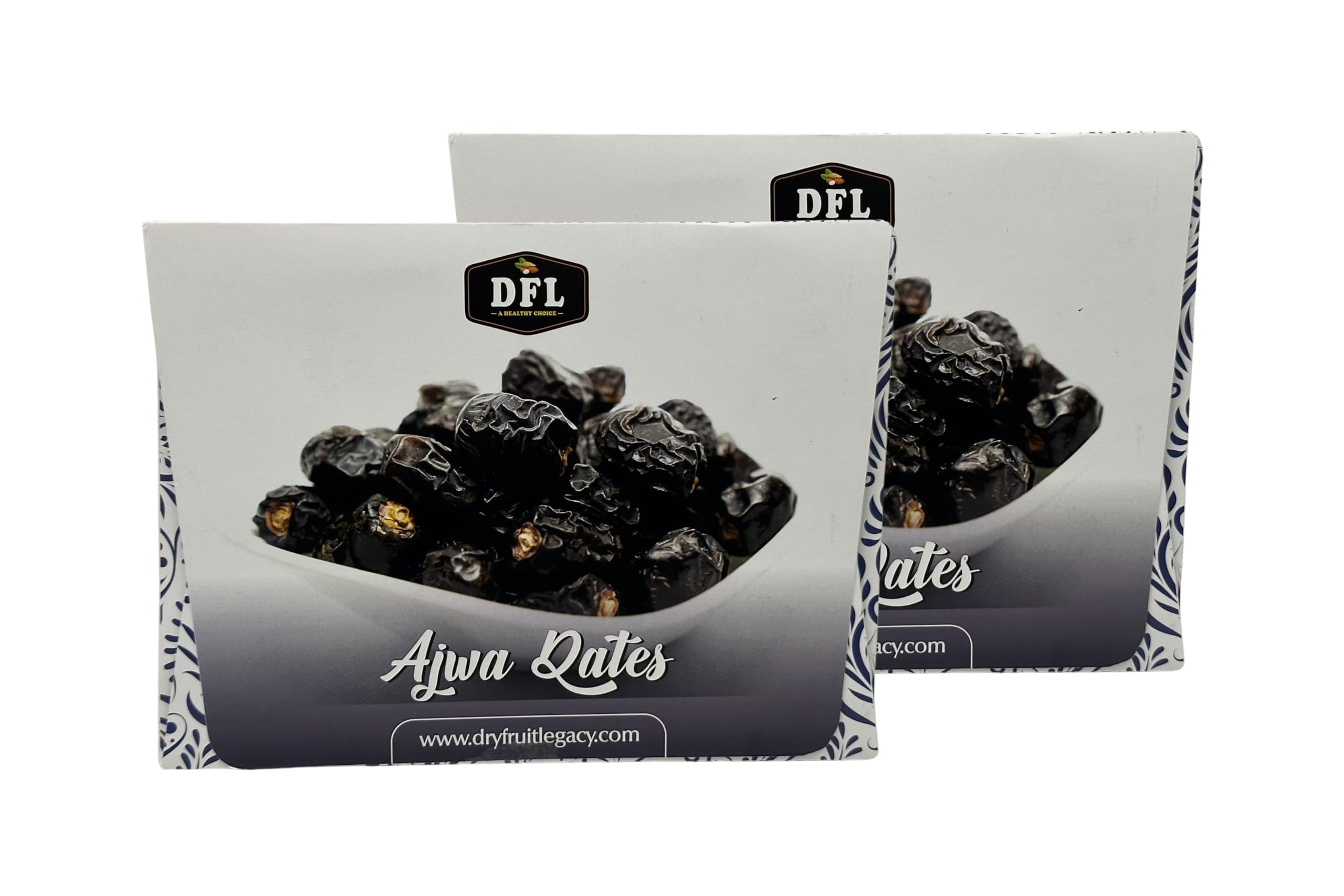 Dry Fruit Legacy Ajwa Majesty Dates | Dates | Al Madinah Premium Dates | Ajwa Dates Original | Dates Dry Fruit | Khajur Dates | Khajoor | Organic Dates (Pack of 2 (500 gramsx2))