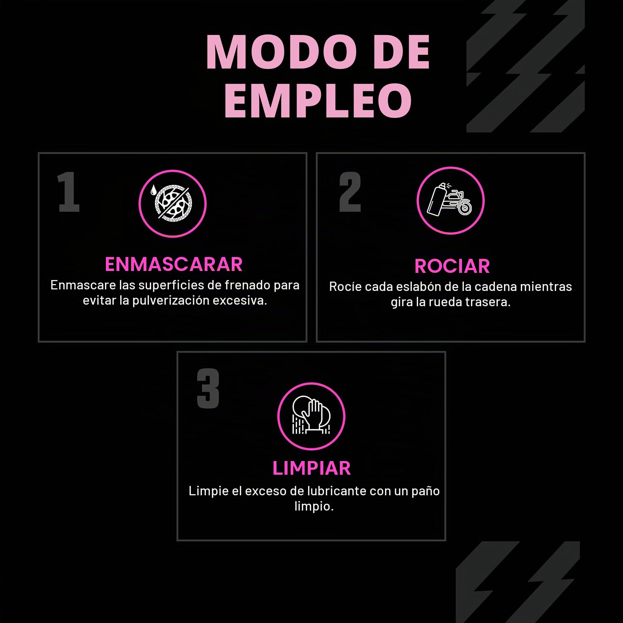 Muc-Off Lubricante de Cadena de Moto para Todos los Climas, 400 Ml - Spray Lubricante para Cadena de Moto - Formulado para Todas las Condiciones Climáticas