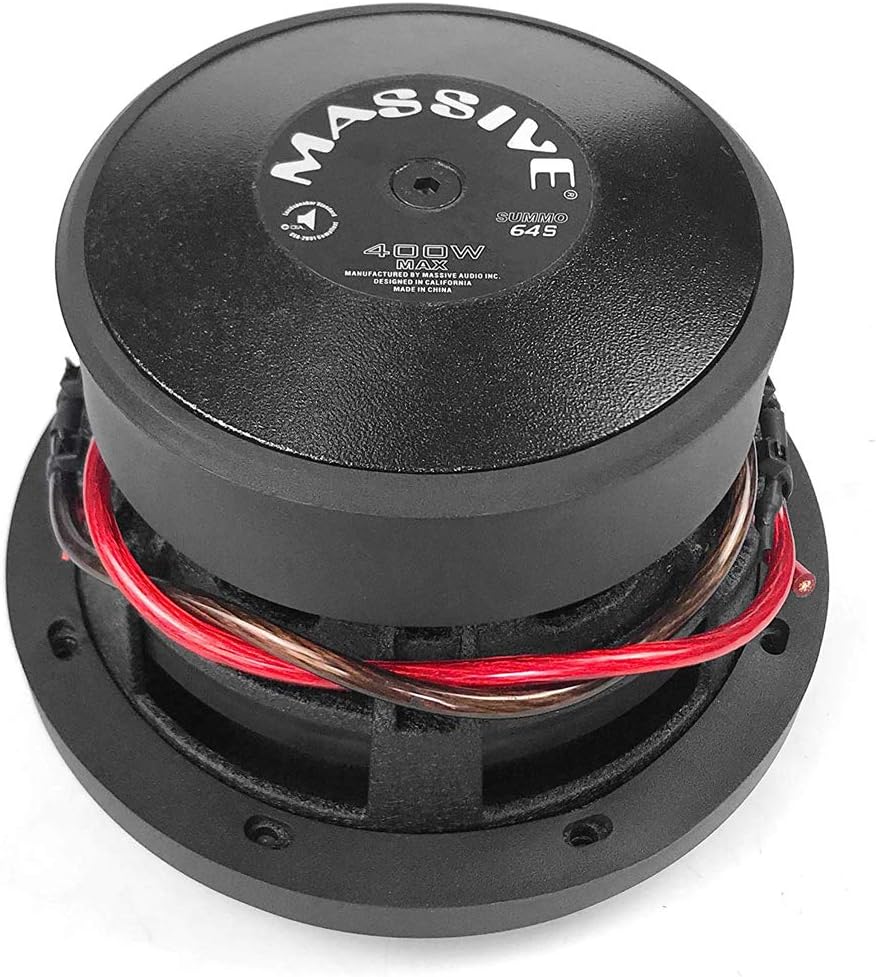 Massive Audio 4 Ohm Subwoofers Group - 6in - 400 Watts -SUMMO64S