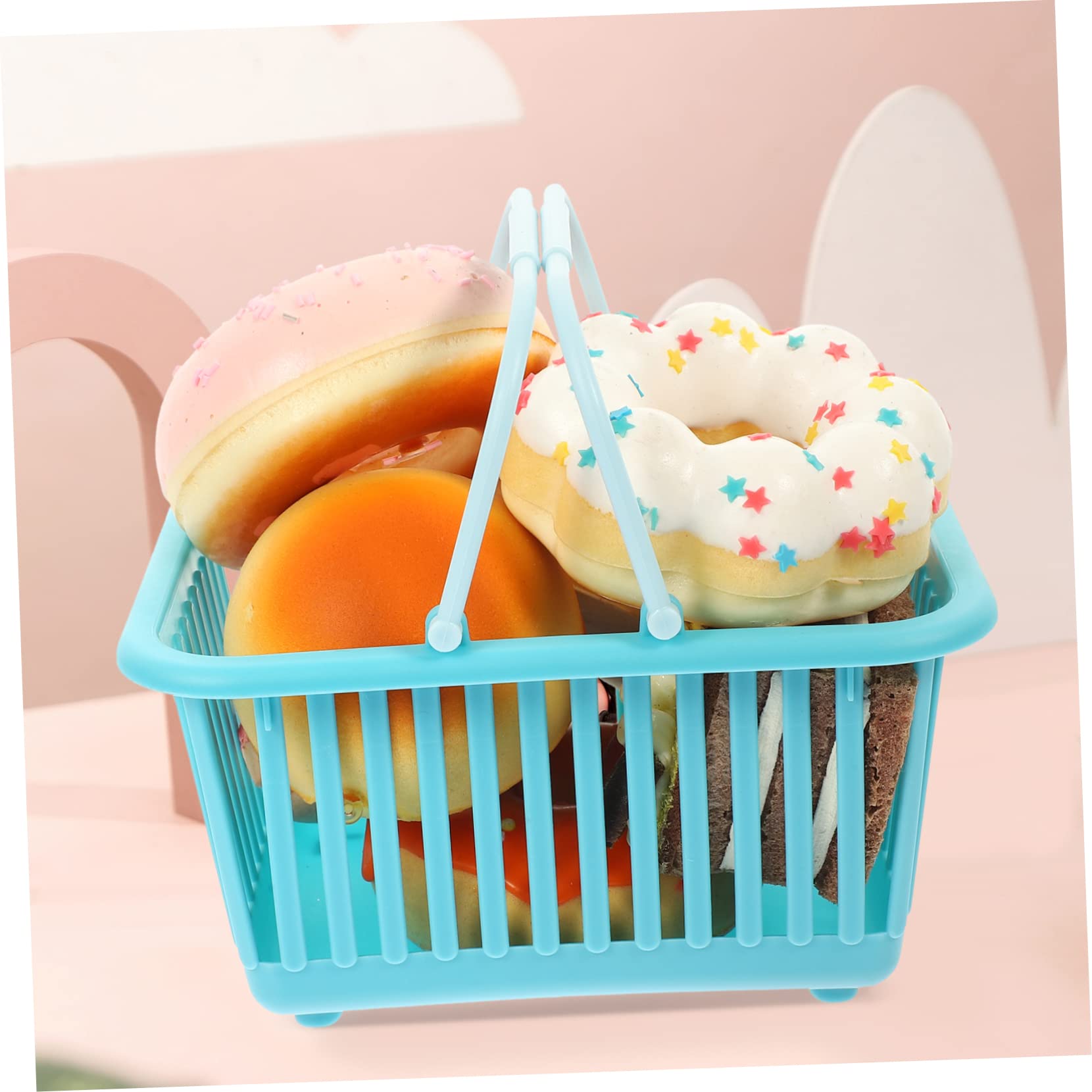 Mini-Kunststoffkörbe Mit Griffen – Stapelbar, Vielseitig Für Küche, Spielzeug, Obst & Deko
