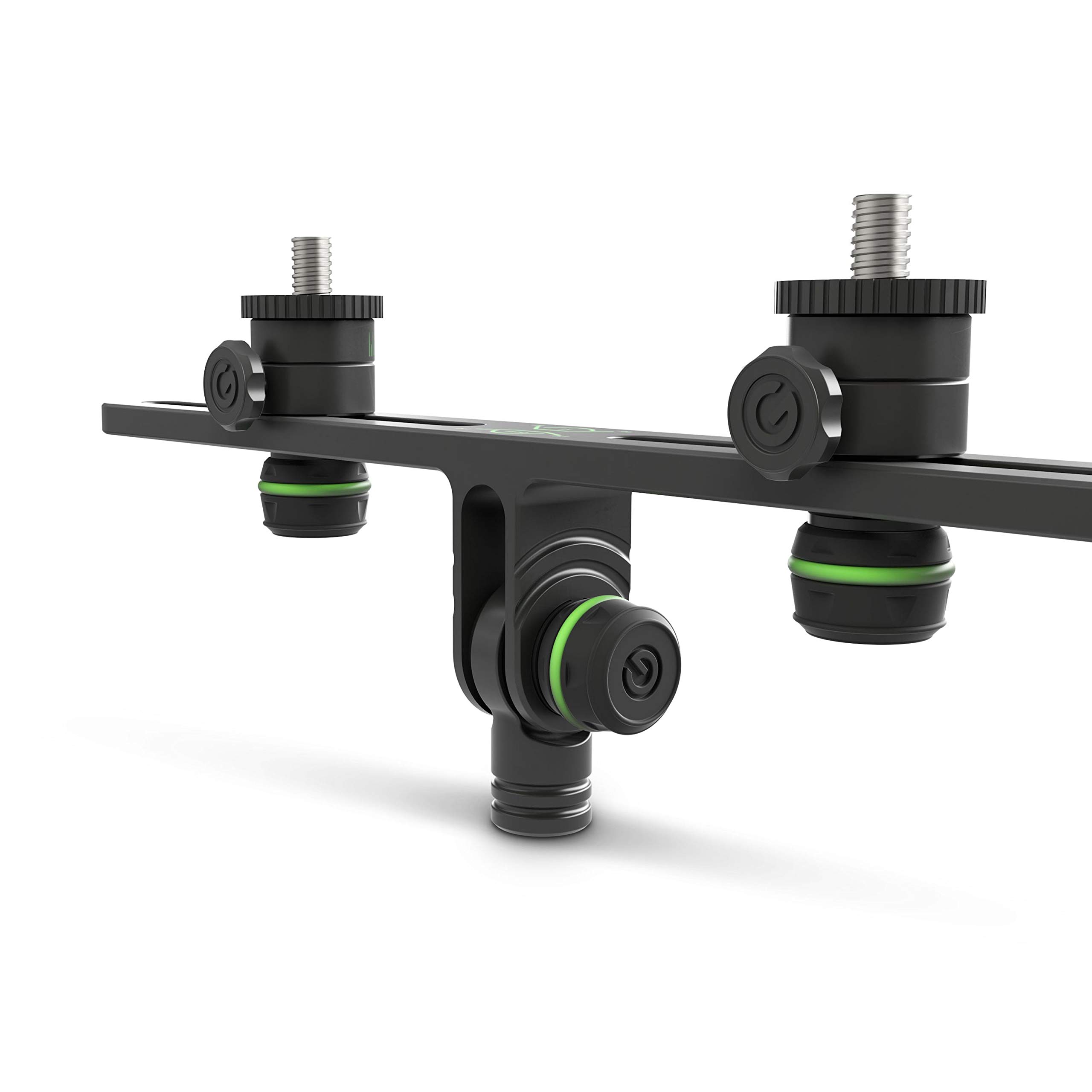 Gravity MS STB 01 PRO - Stereo- Mikrofonschiene mit stufenloser Einstellung, 60 bis 290 mm, schwarz