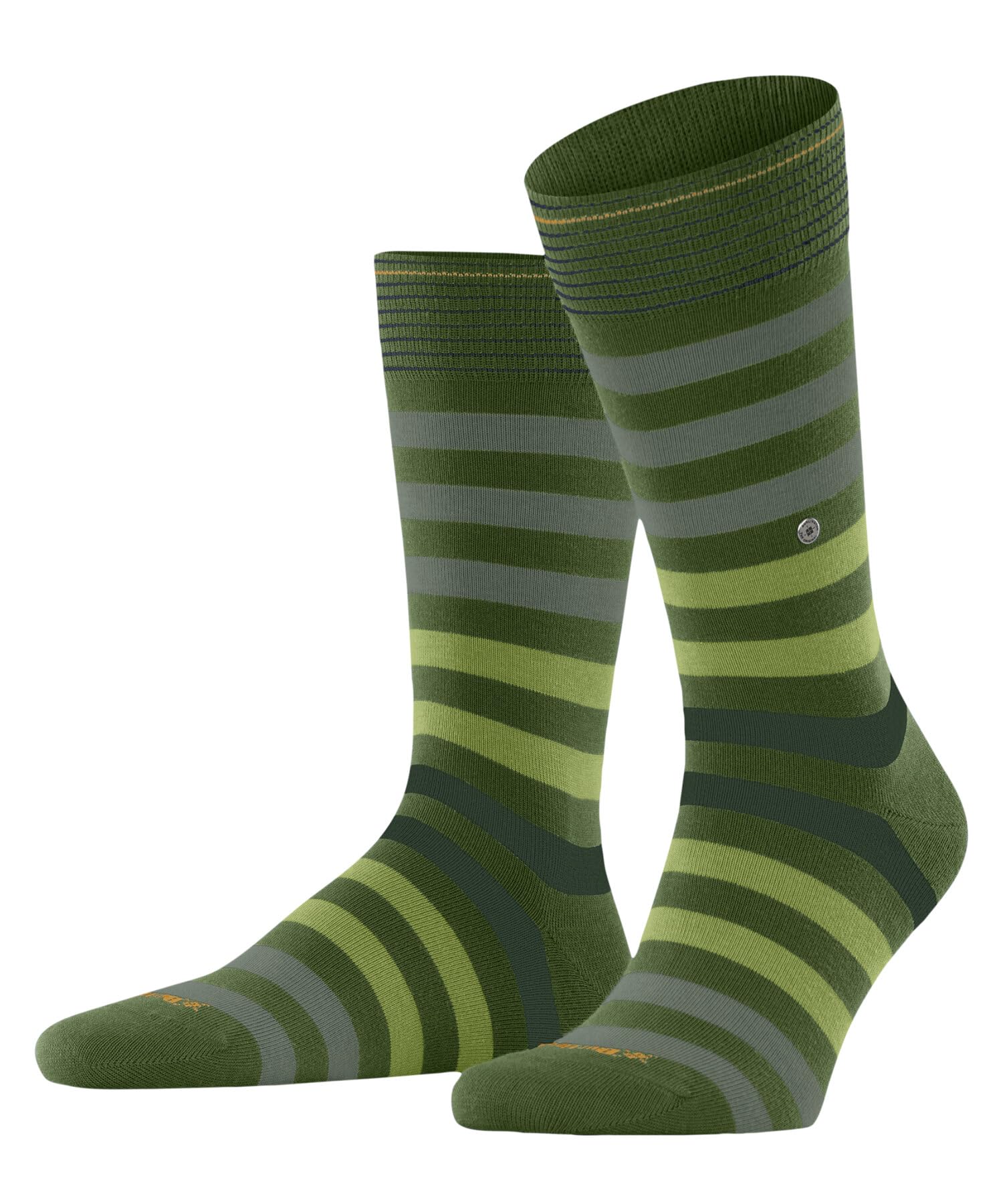 Burlington Men's Blackpool M So Cotton Patterned 1 Pair Socks, Green Fir 7656, 6.5-11