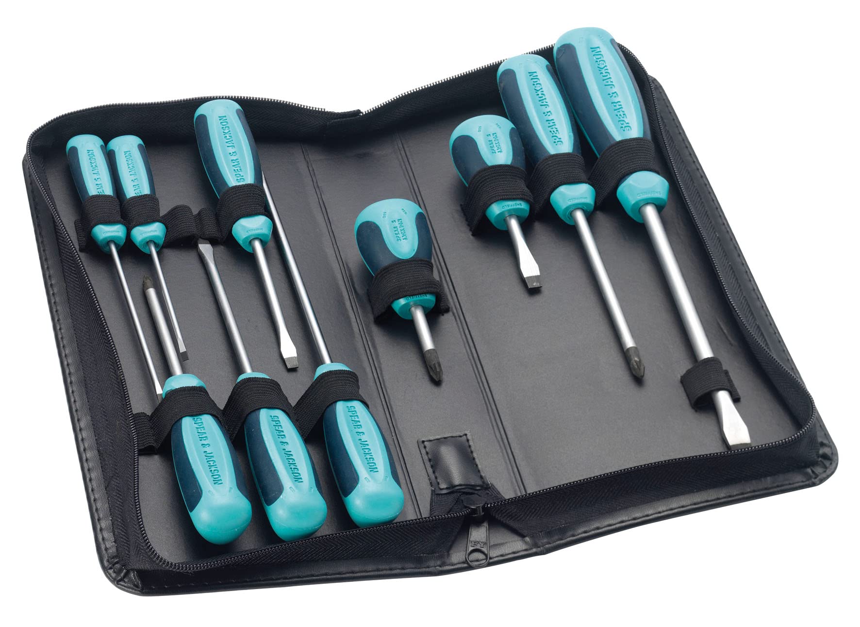 Spear & Jackson SD10SET Set di cacciaviti Soft Feel da 10 pezzi