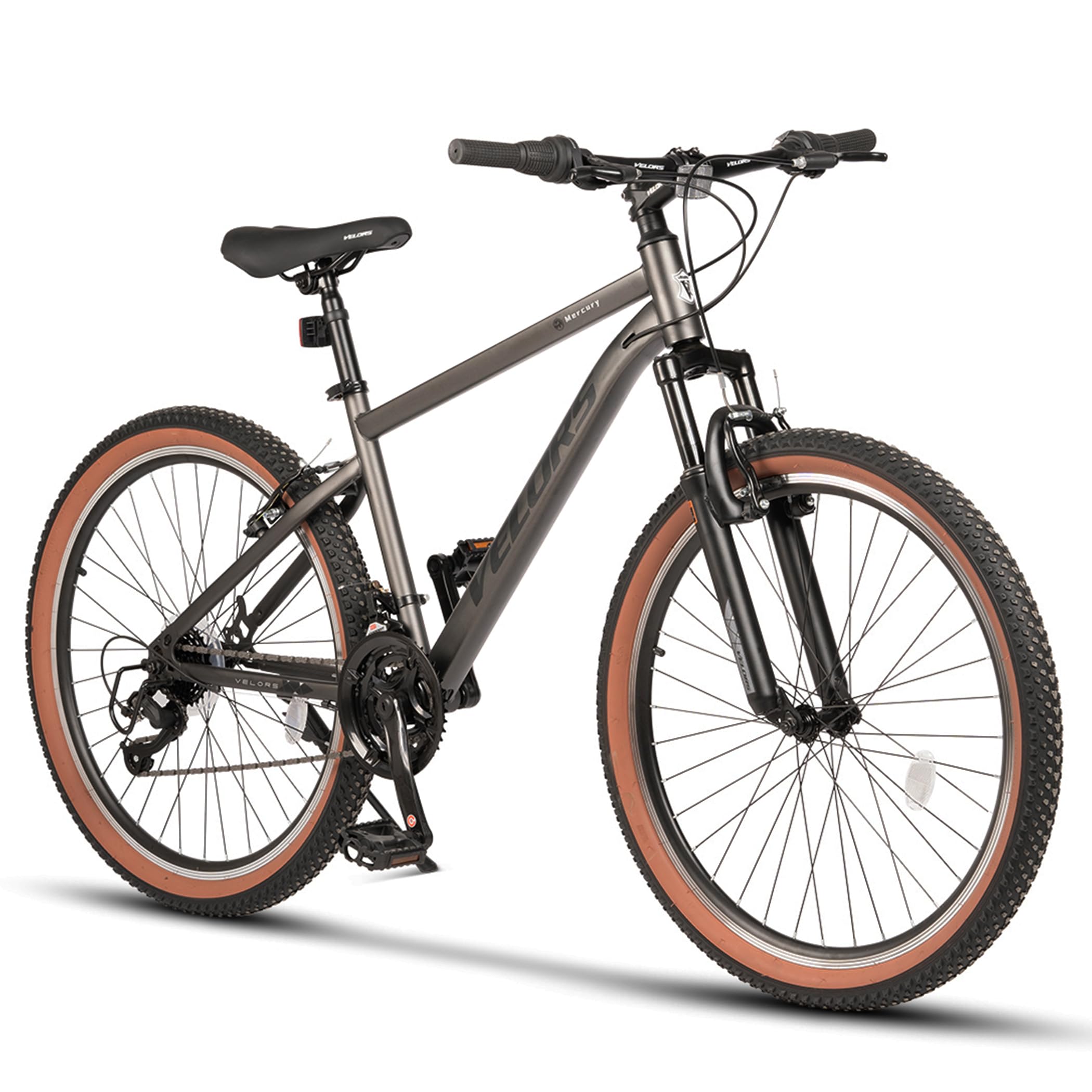 CARPAT SPORT 26 27.5 29 Zoll Mountainbike Fahrrad für Erwachsene, 21 Gang Schaltung, V-Bremsen/Dual-Scheibenbremsen, MTB Herren Damen, Jugendfahrrad Sport & Freizeit