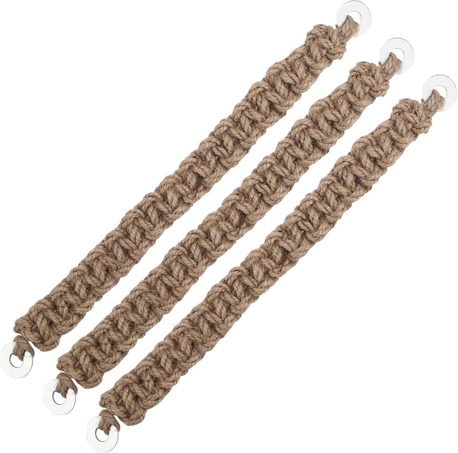 3pcs Jumping Spider Rope Bridge with Magnets, Braided Jumping Spider Accessories Magnetic Jumping Spiders Climbing Rope Spider Twine Ladders for Pet Tiny Animals Enclosure Decorations
