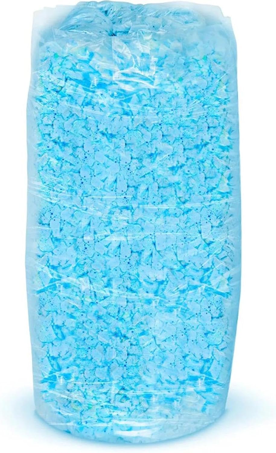 Memory Foam Bean Bag Filler Replacement for Dog Beds and Stuffed Animals, Blue