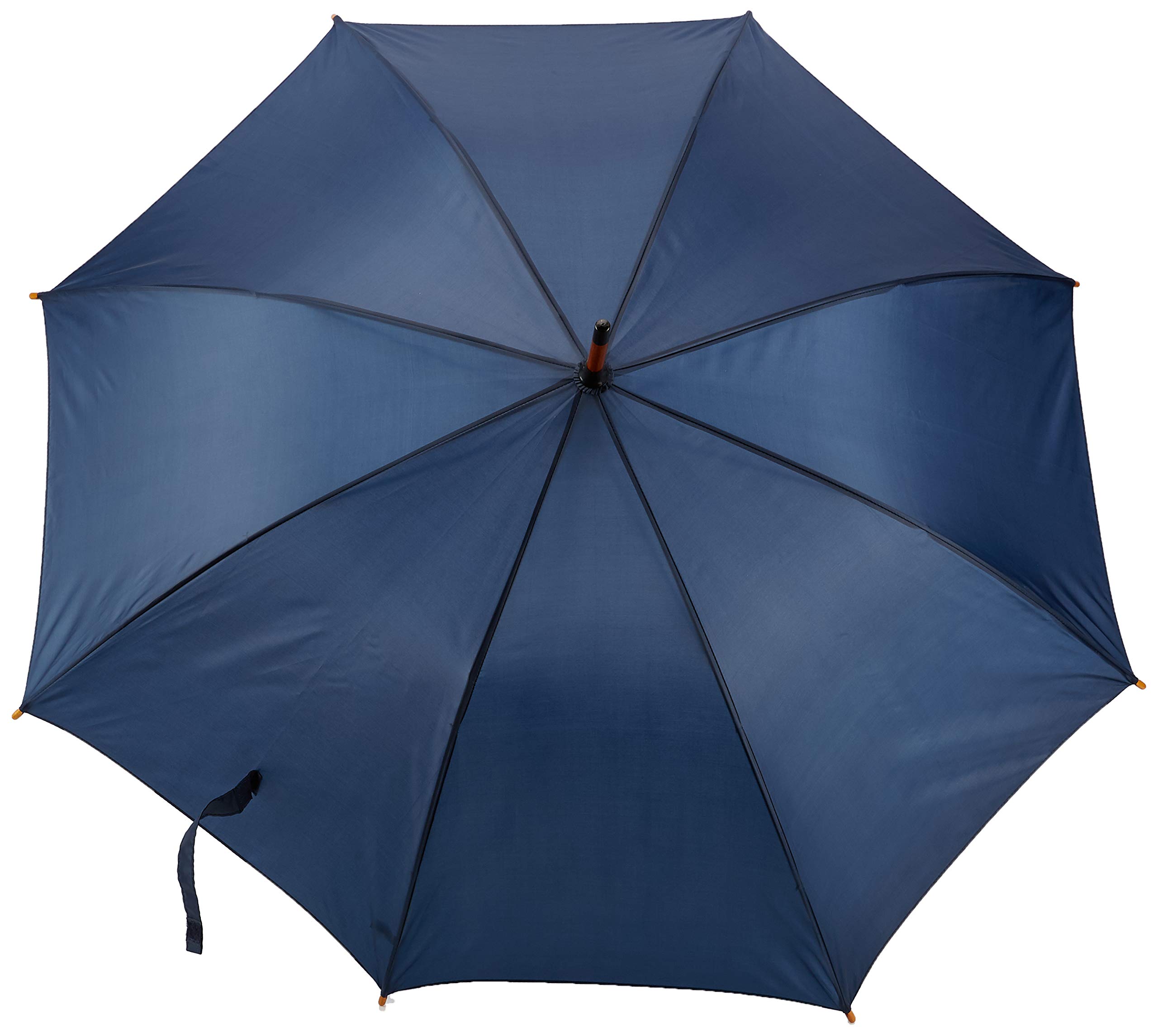 Falconetti Paraguas Largo – Apertura Automática – Resistente al Viento – Mango Curvo de Madera – 8 Varillas Fibra de Vidrio – Para Hombres y Mujeres – Paraguas Grande 102 cm Diámetro