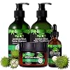 P-Beauty Castor Oil Shampoo Conditioner & Hair Mask with Biotin Hair Growth Hair Care Scalp Care - Shampoo Conditioner Hair Oil Hair Treatment - Care Shampoo Conditioner Oil for Hair