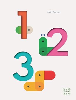 TouchThinkLearn 123 Childrens Books Ages 1-3, Interactive Books for Toddlers, Board Books for Toddlers