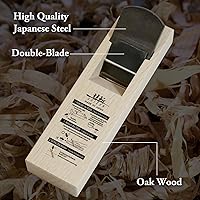 Vista 5 de SUIZAN Kanna - Cepilladora de madera japonesa de 2.4 pulgadas, herramientas profesionales para trabajar la madera
