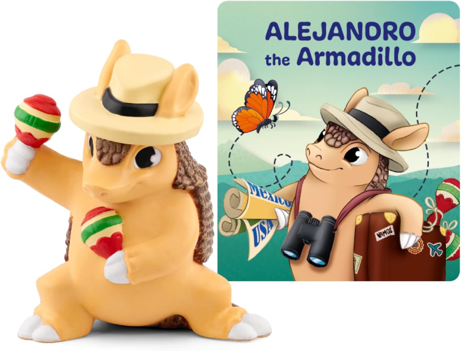Tonies Alejandro the Armadillo Audio Toy Figurine [English/Spanish]