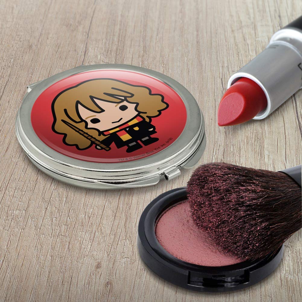 GRAPHICS & MORE Harry Potter Cute Chibi Hermione Character Compact Travel Purse Handbag Makeup Mirror