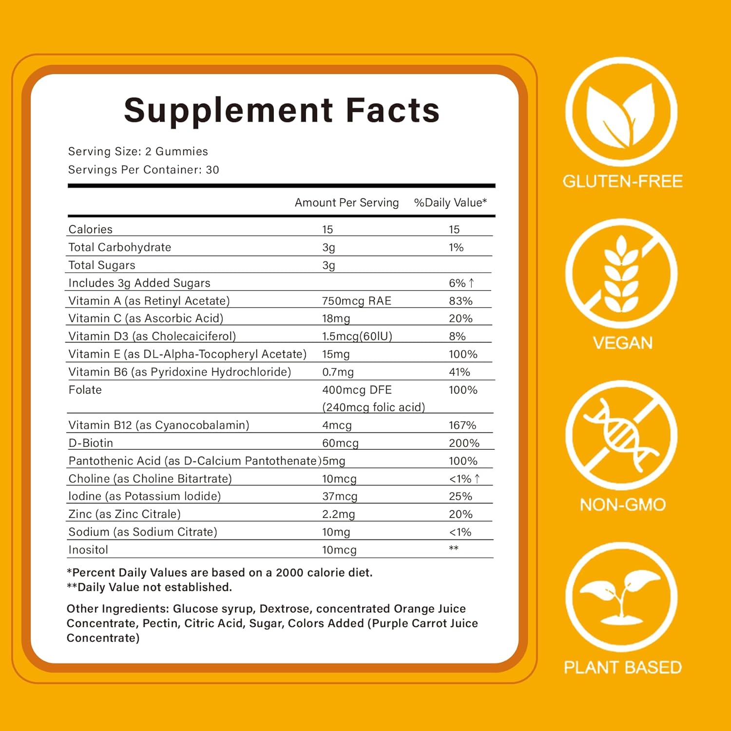 PCOS Gummy for Hormonal Balance, Vitamins for Women Fertility & Ovarian Conception Support, Gummies with Multivitamin, Myo Inositol and Folate, Helps Menstrual Cycle and Ovulation Health - Image 7