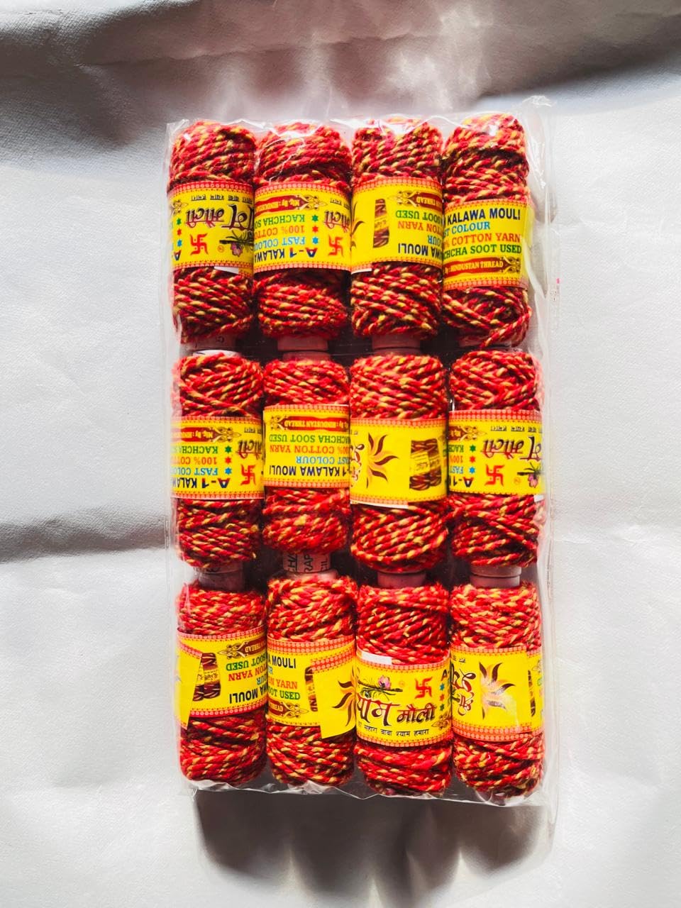 See full amazon price history chart for THE GUPTAS Kalawa Raksha Sutra Mota Dhaga 100% Cotton Saced Thread Moli Wrist Dhaga|| Kalawa for Pooja Mauli Red and Yellow Sacred Thread Puja Kalawa for Hand (Pack of 3 Pieces) THE GUPTAS Kalawa Raksha Sutra Mota Dhaga 100% Cotton Saced Thread Moli Wrist Dhaga|| Kalawa for Pooja Mauli Red and Yellow Sacred Thread Puja Kalawa for Hand (Pack of 3 Pieces) (B0D66KW9NM) Amazon Price History, Amazon Price Tracker