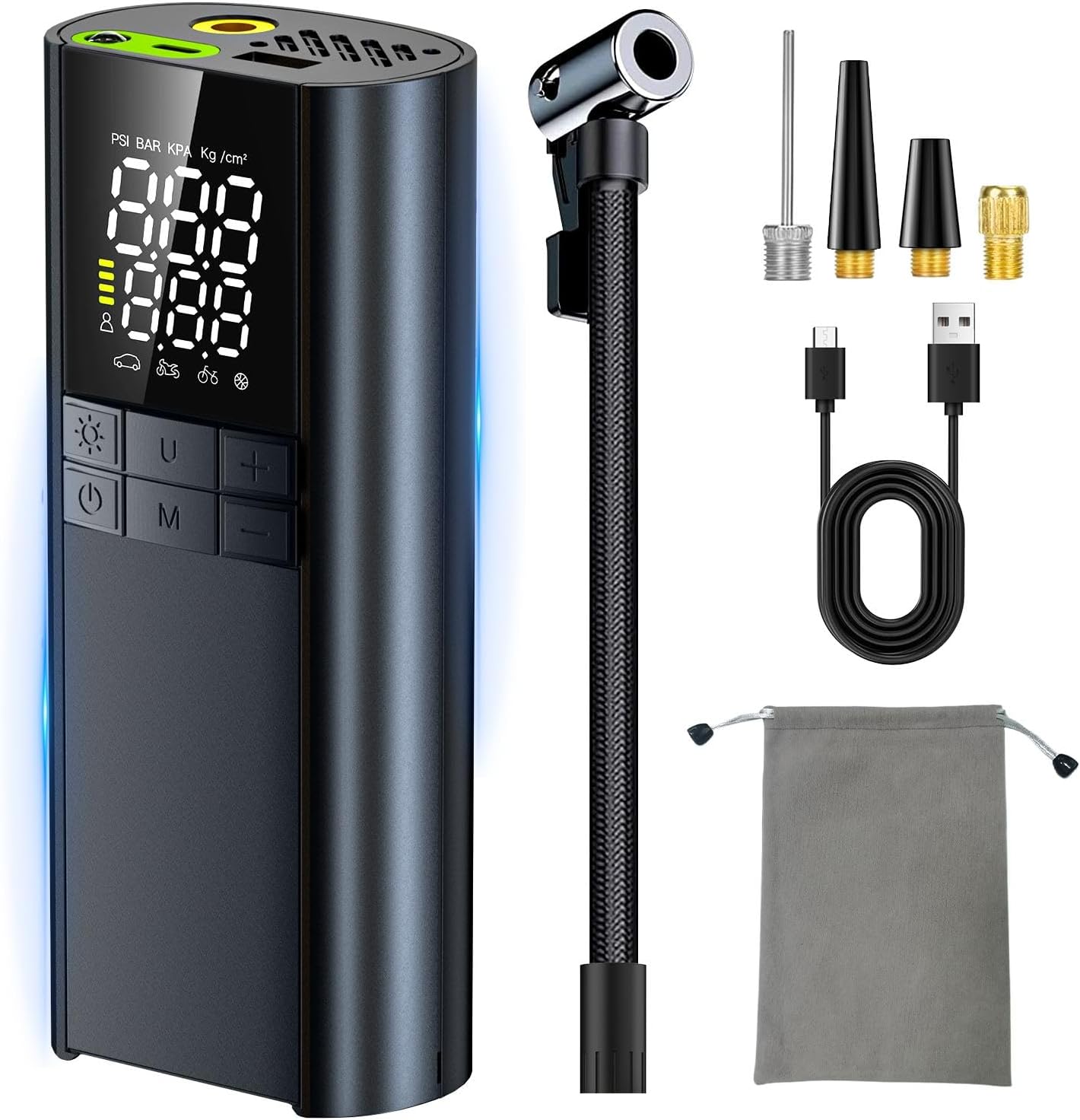 Tire inflator portable air compressor 4Mode Electric Air