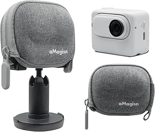 BeisDirect Camera Carrying Case for Insta360 GO 3 Body Bag, Mini Storage Bag Waterproof Hard Cover Protective Box for Insta360 GO3 Sports Camera Accessories - Grey