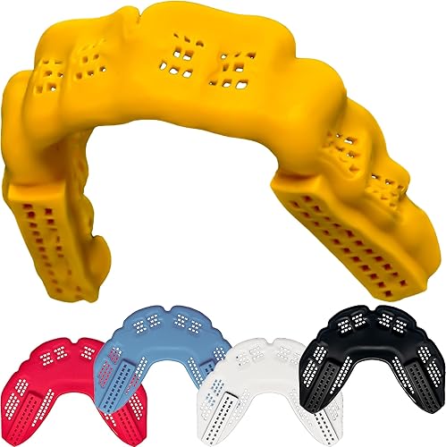 Miniatura 10 de Bulletproof Worlds Thinnest Most Breathable Mouth Guard is 3X Stronger! BJJ Football MMA Basketball Hockey Lacrosse Rugby Boxing Sports Mouthguard
