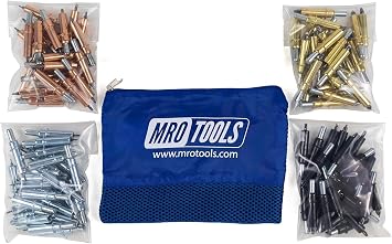 K-SERIES FABRICATION CLECO SHEET METAL FASTENER 100PC KIT + Carry Bag K6S100