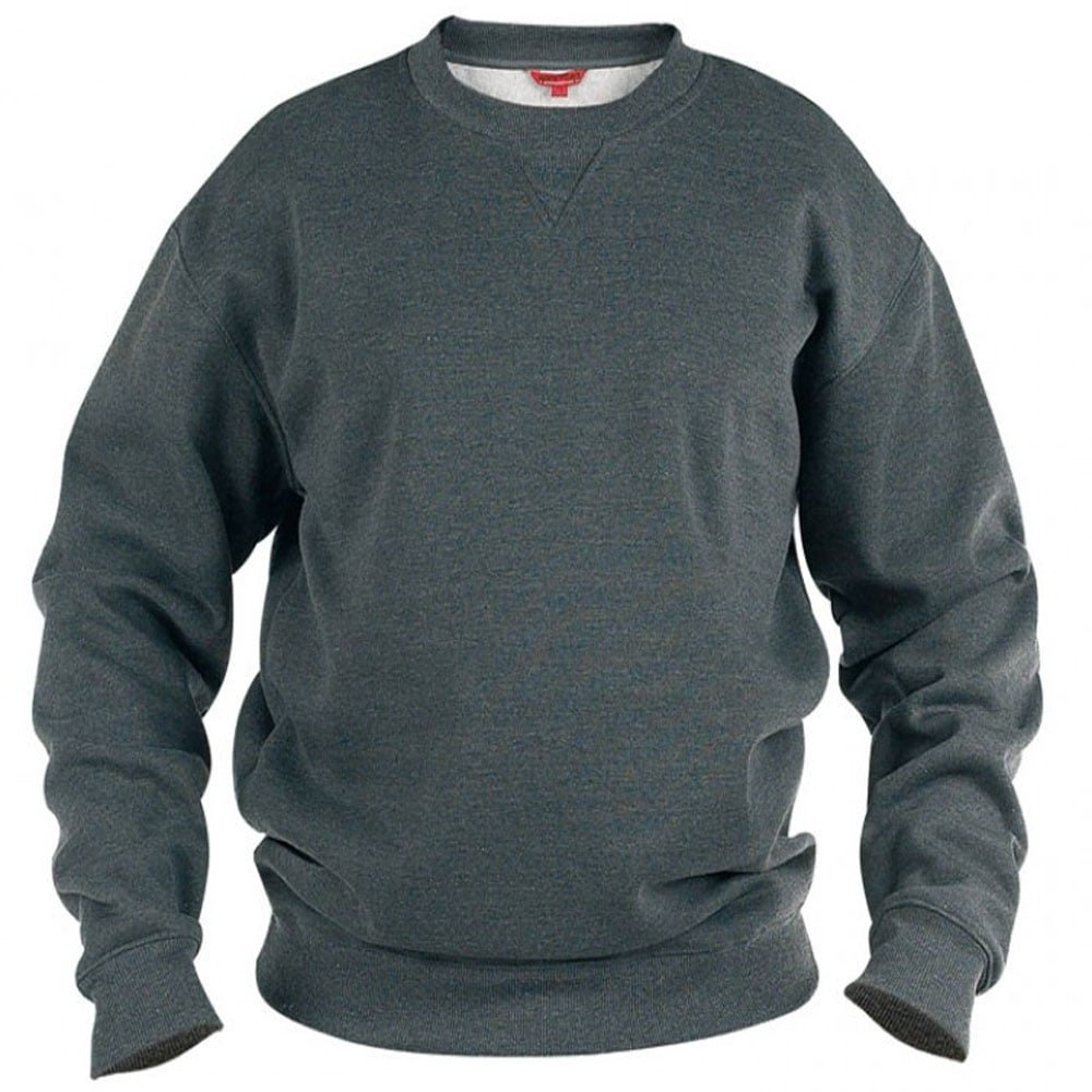 Rockford Jeans Men's Grey Rockford Big Kingsize Crew Sweatshirt - 2XL-6Xl 7XL