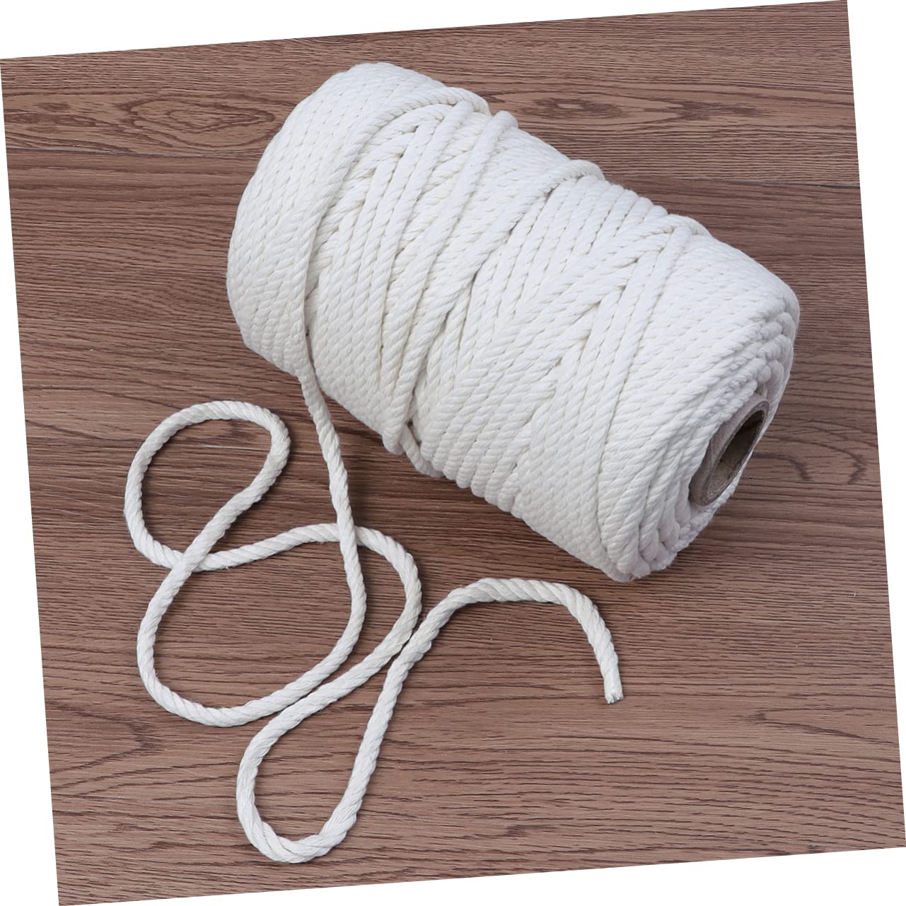Cuerda de Algodón Natural Beige para Manualidades y Macramé