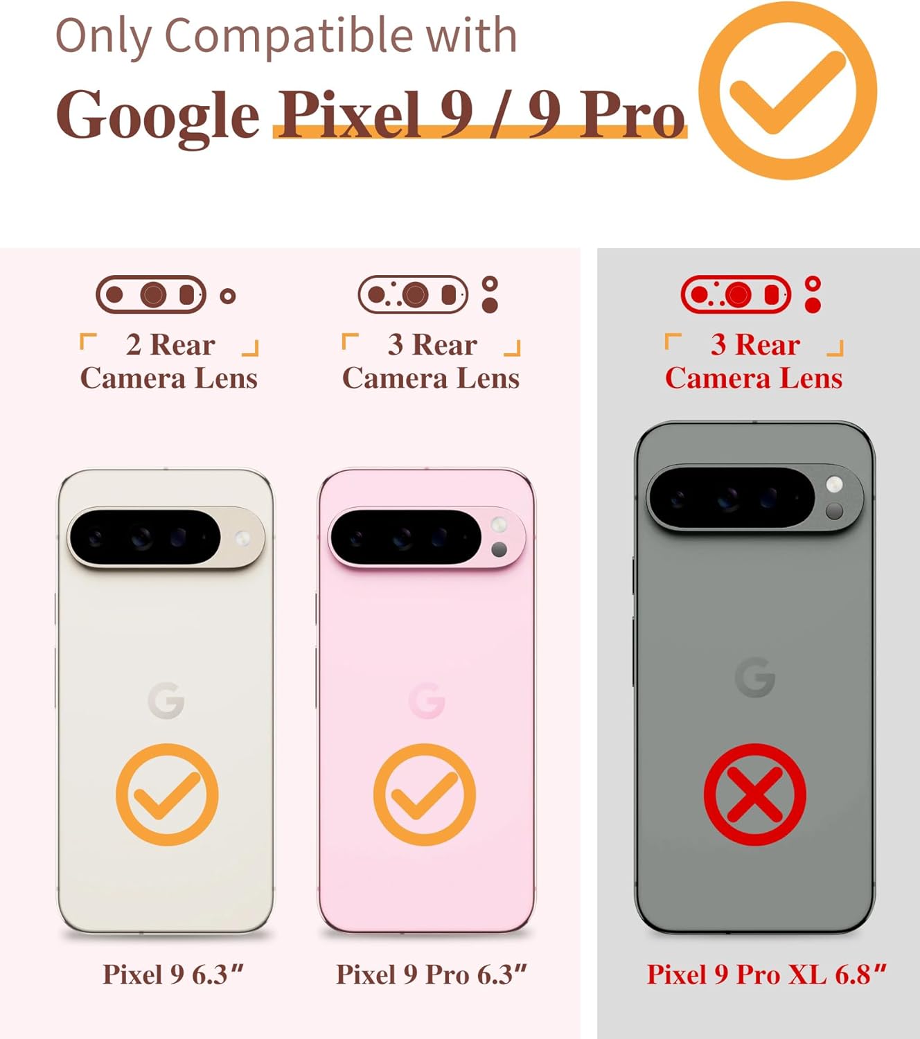 GVIEWIN for Google Pixel 9 Case/Pixel 9 Pro Case, [Screen Protector] [Military Grade Protection] Clear Floral Slim Shockproof Protective Women Phone Case Cover for Pixel 9 (Sakura/Pink) Sakura/Pink for Google Pixel 9 / 9 Pro