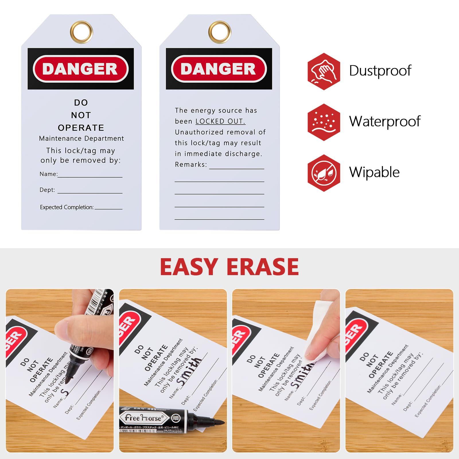 Lockout Tags Moorovgi Lockout Tagout Station, Lock Out Tag Out Kit ...