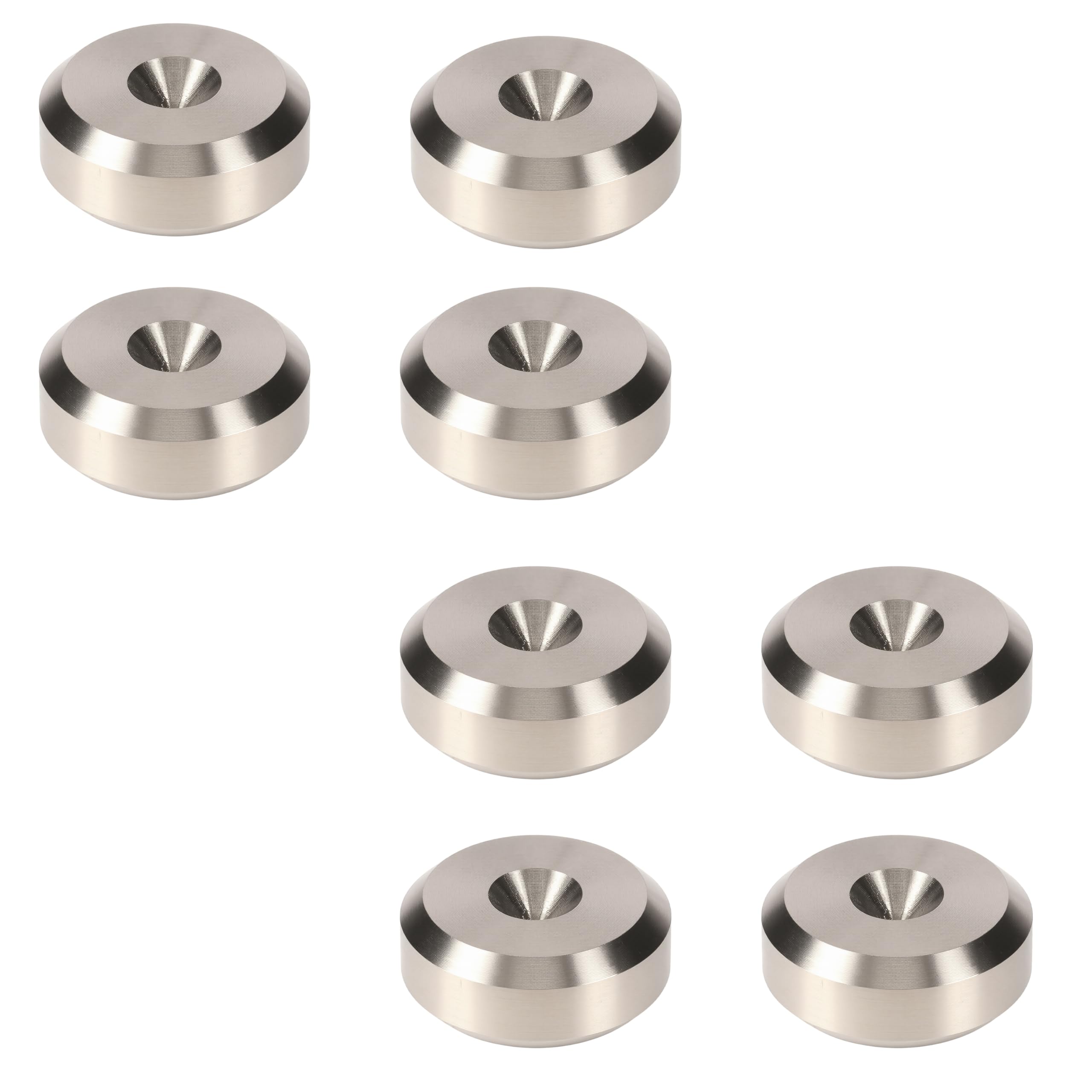 PrecisionGeek Acciaio Inossidabile Altoparlanti Piedino 20mm DIA 8pz
