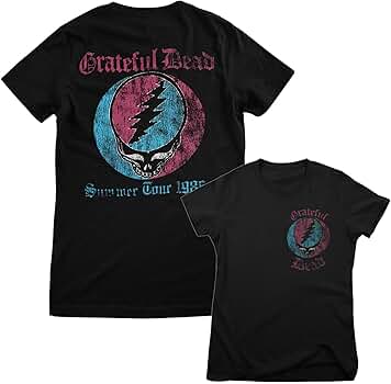 Grateful Dead Officially Licensed 1986 Summer Tour Women T