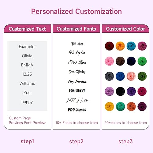 Miniatura 7 de Almohada lumbar bordada personalizada con nombre, almohadas de lino personalizadas con nombres con monograma para sofá cama, funda de almohada de