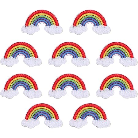 Amazon Watashino ワッペン アイロン アップリケ 虹 セット レインボー 入園 かわいい 目印 虹 10枚set ワッペン アップリケ 通販 Amazon Watashino ワッペン アイロン アップリケ 虹 セット レインボー 入園 かわいい 目印 虹 10枚set ワッペン アップリケ 通販
