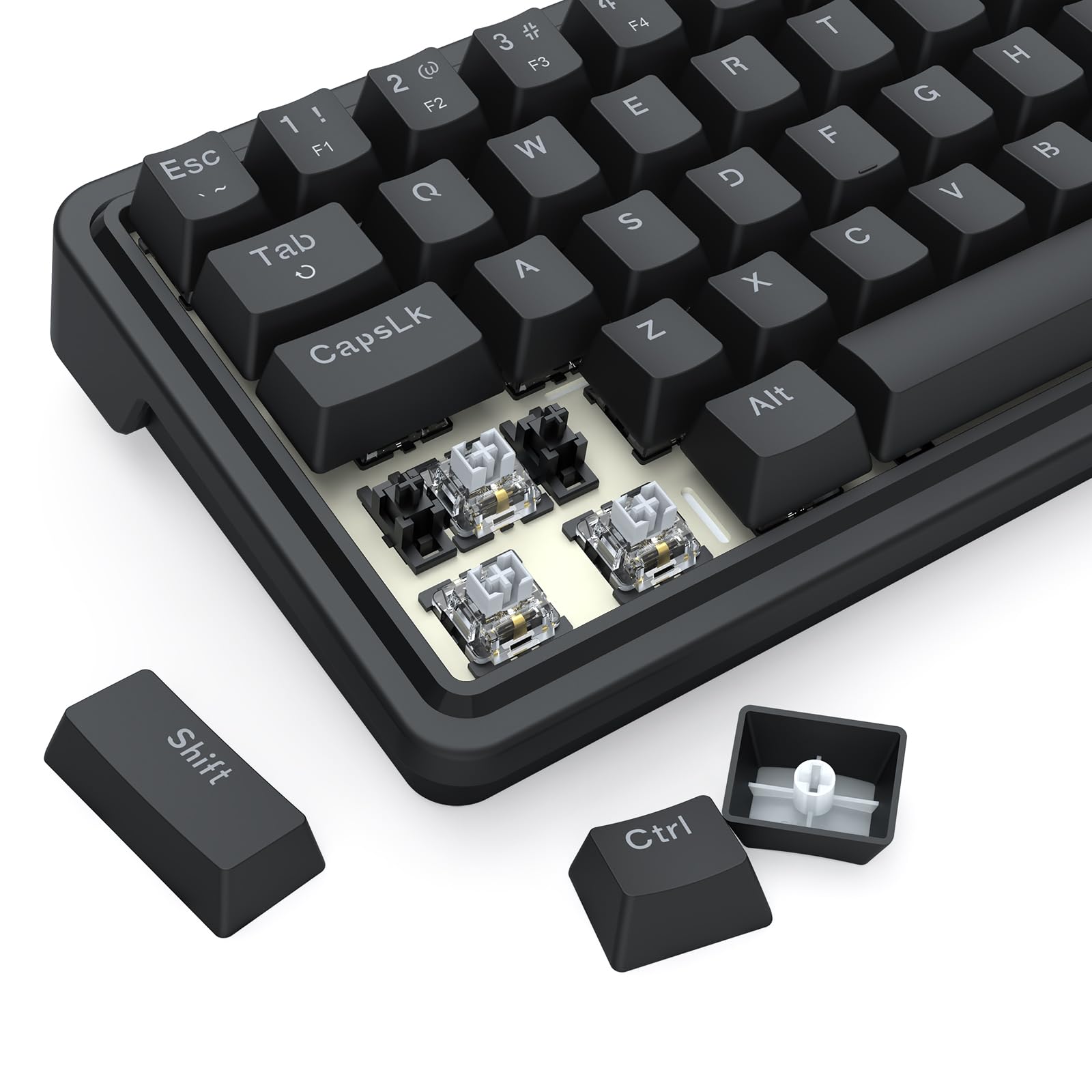 Redragon K722 Teclado Gaming RGB Gasket 60% Cableado 61 Teclas Hot Swap