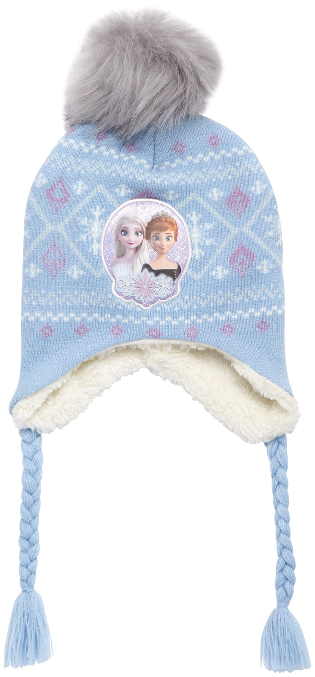 Disney Isoliertes Schneehandschuh-Set für Mädchen – Minnie Maus oder Frozen Wintermütze, Schal und Fäustlinge oder Handschuhe (Kleinkind/kleines Kind)