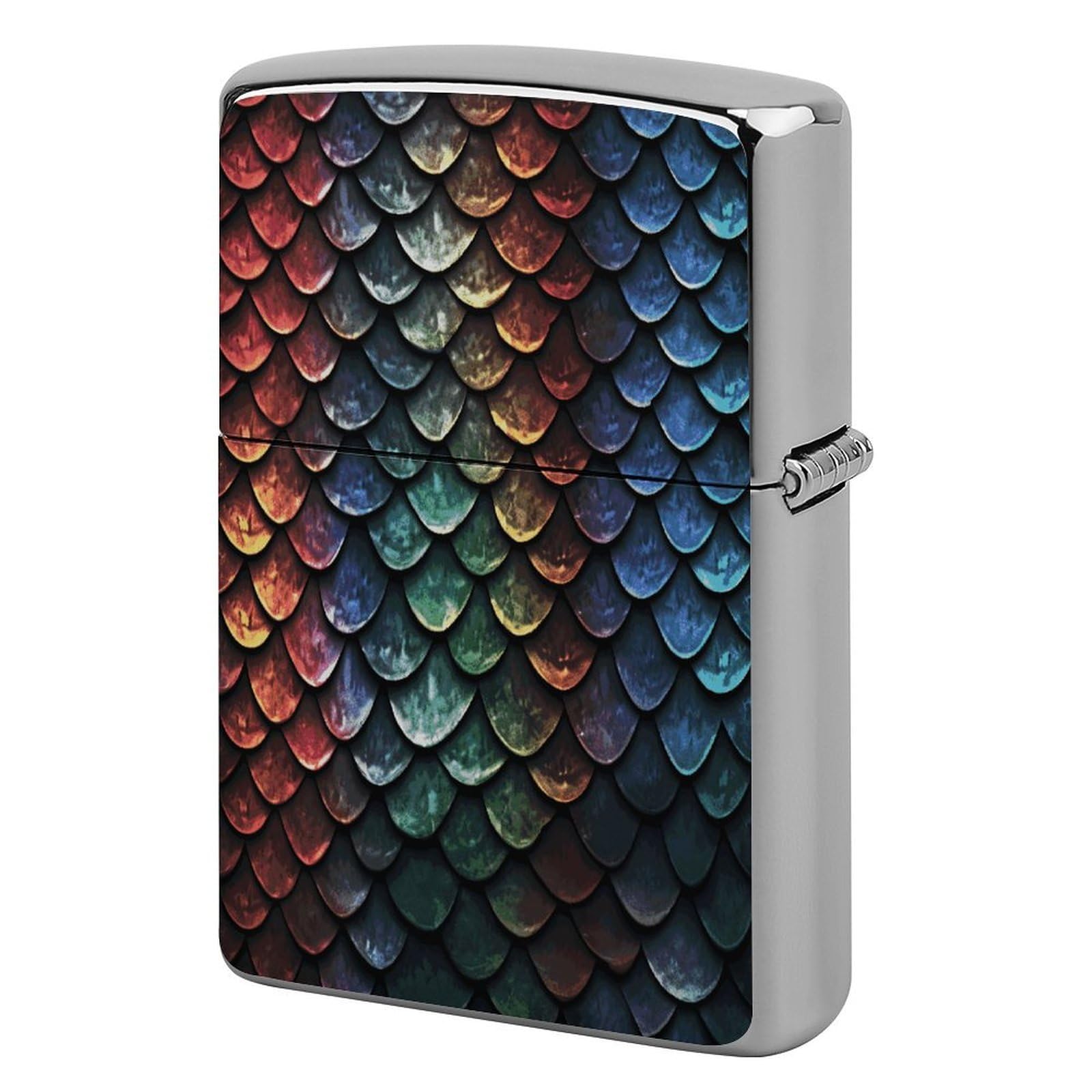 Fodpand Style Dragon Scale Metal Lighter Case Cover Lighter Sleeve