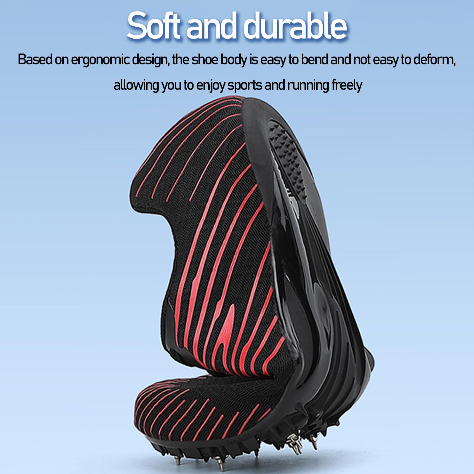 Spikes De Running,Chaussures De Course à Pointes,Pointes D'AthléTisme Unisexes,avec Pointes Et Sprint,RespirantesléGèRes Et Durables,pour Adolescents Crampons Professionnel Spike Chaussure
