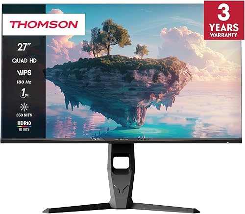 Thomson Gaming Monitör 27" 0,1 Ms Qhd 180 Hz Adaptive 2560 X 1440 Monitör M27QG5Y14