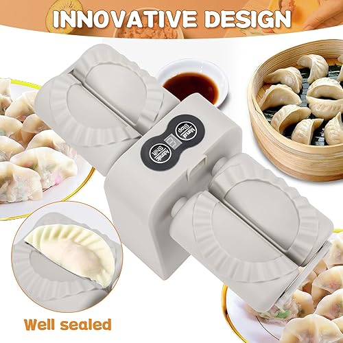 Miniatura 4 de Máquina eléctrica para hacer albóndigas, máquina automática de doble cabezal para hacer albóndigas eléctricas, máquina eléctrica para hacer