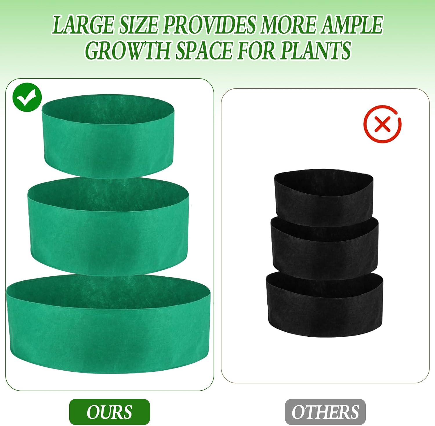 3 Tiered Fabric Strawberry Planter 48 36 24 inch Strawberry Tower Planter Stackable Planters Strawberry Grow Kit (Green)