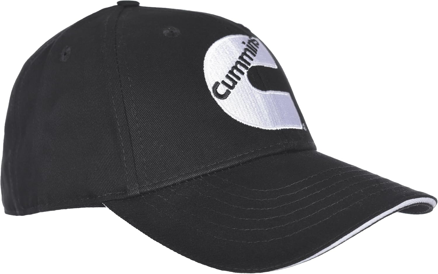 Men's Cummins Diesel Logo Cap Adjustable Black Hat - Image 4
