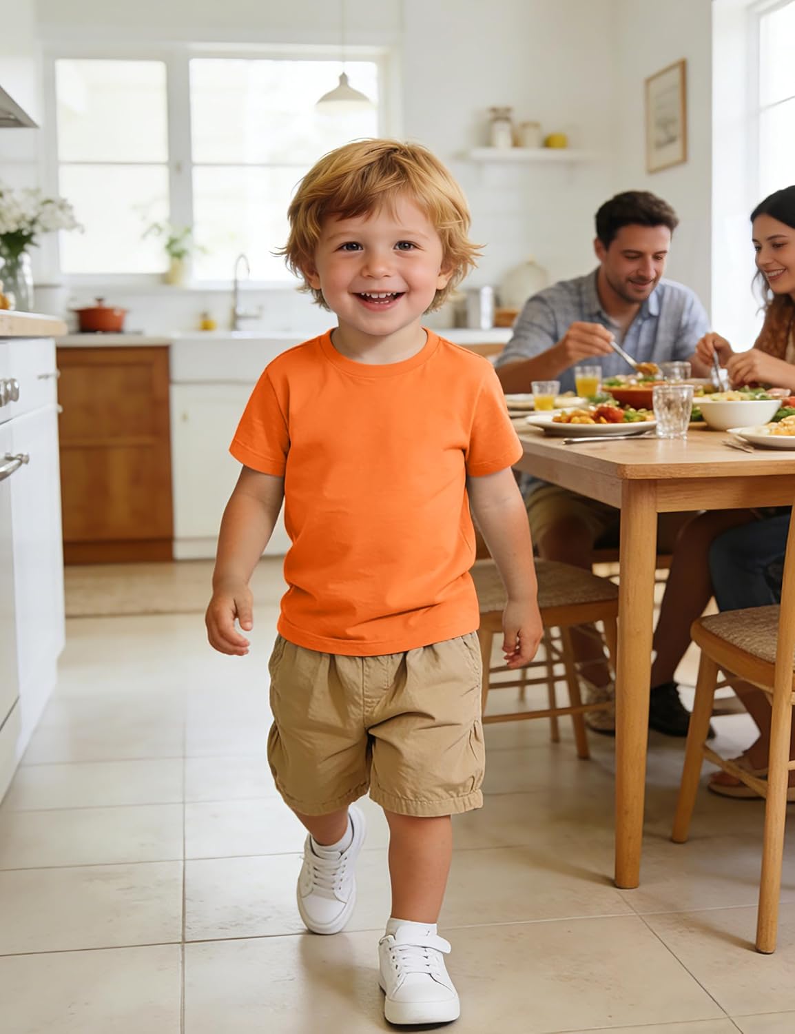 3 Pack Baby Boys Short Sleeve Cotton T-Shirts Toddler Boy Clothes Tee Size 18M-5T - Image 2