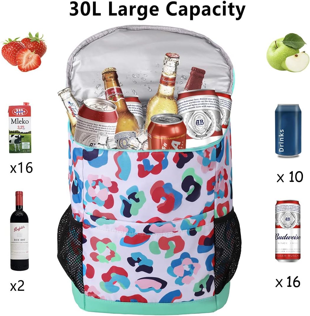 Cooler Backpack Leak Proof Women Soft Beach Lightweight Ice Coolers for Camping Hiking Picnic