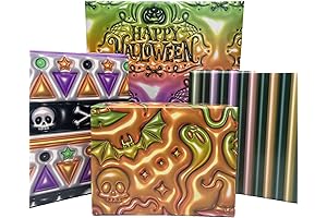 Dtiafu Stereoscopic Kids Halloween Wrapping Paper